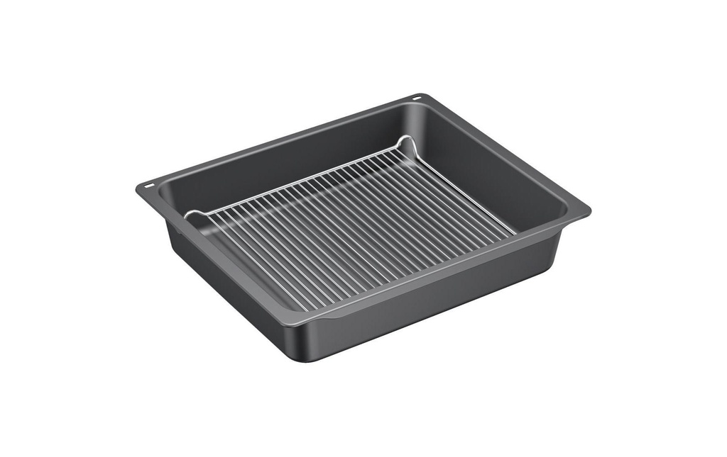 Bosch Plat à gratin HEZ633070 Angulaire, Gris