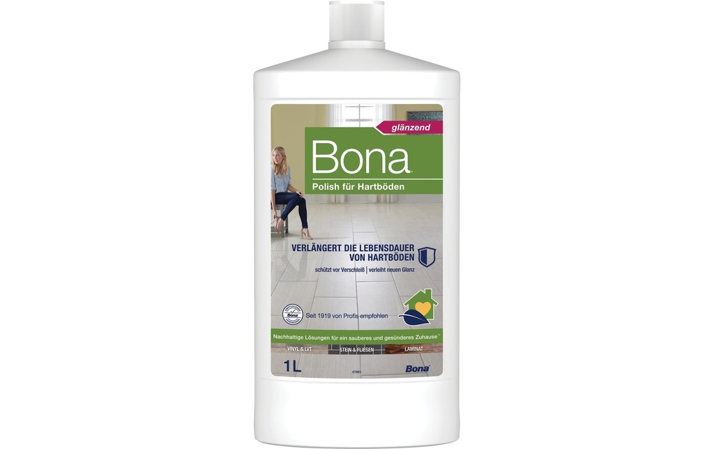 Bona Nettoyant pour sol Polish pour les sols durs, 1 l