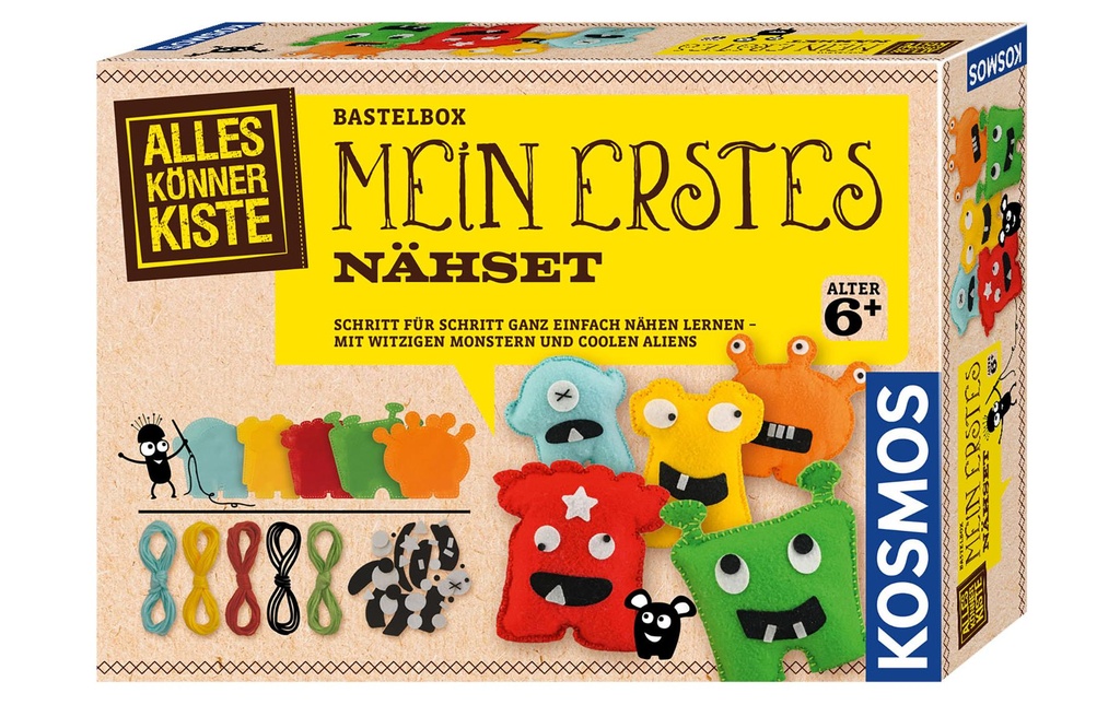 Kosmos Boîte de bricolage Mein erstes Nähset