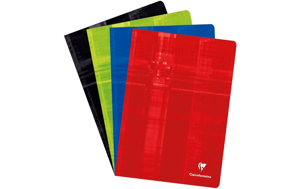 CLAIREFONTAINE Cahier A4 4mm quadr. ass (80 pces)
