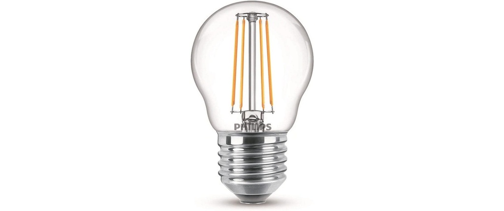 Philips Lampe LEDcla 40W E27 P45 WW CL ND Blanc chaud (WW)