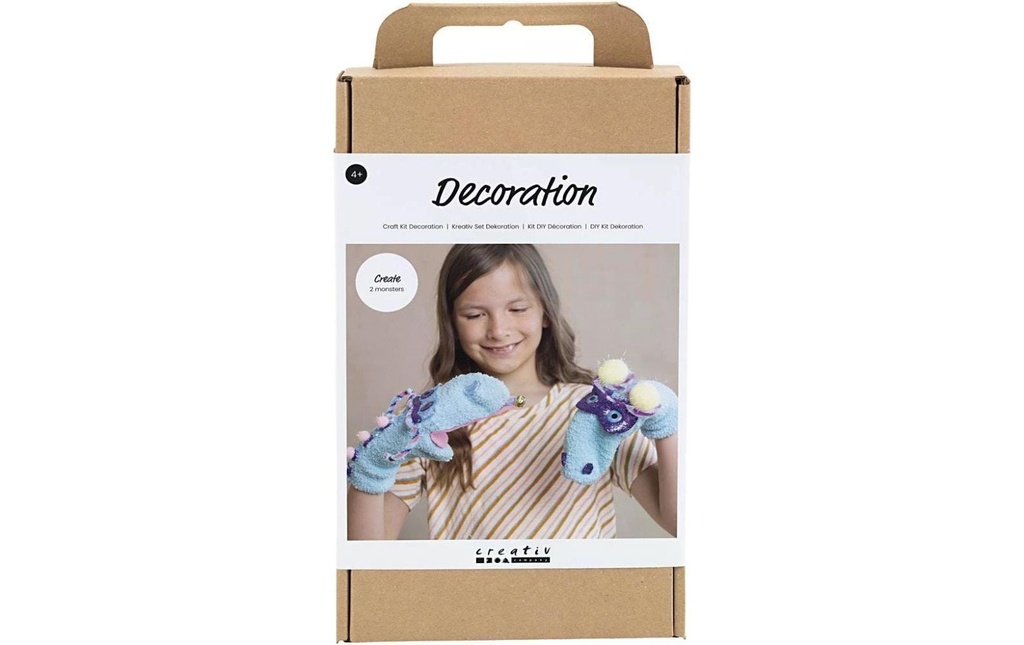 Creativ Company Kits de bricolage Monstre à chaussettes