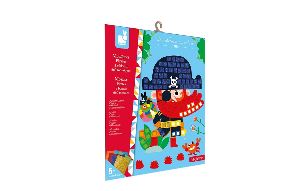 Janod Kits de bricolage Mosaics Pirates