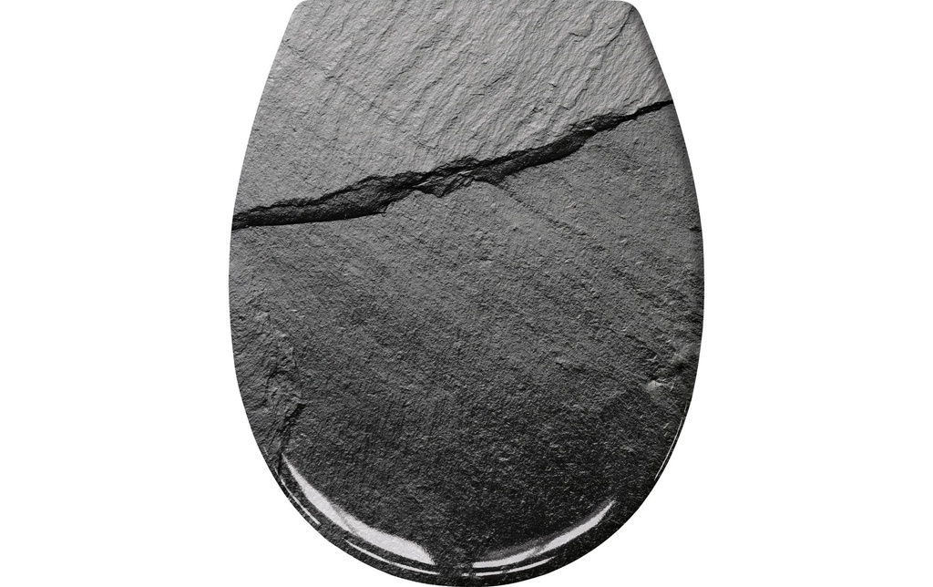 Kleine Wolke Siège de toilette Slate Noir