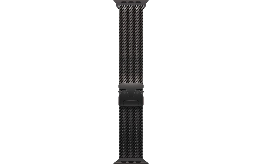 Apple Titanium Milanese Loop 49 mm Black Large