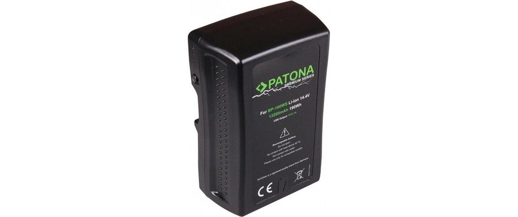 Patona Batterie Premium pour Sony BP-190WS DSR 250P