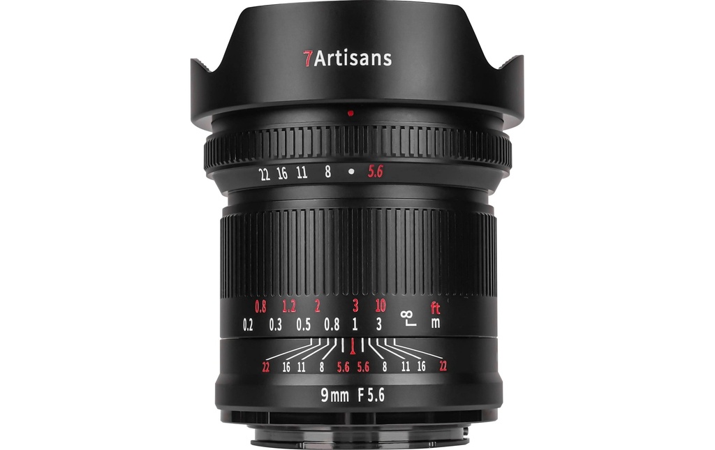 7Artisans Longueur focale fixe 9mm /5.6 mis à jour – Canon RF