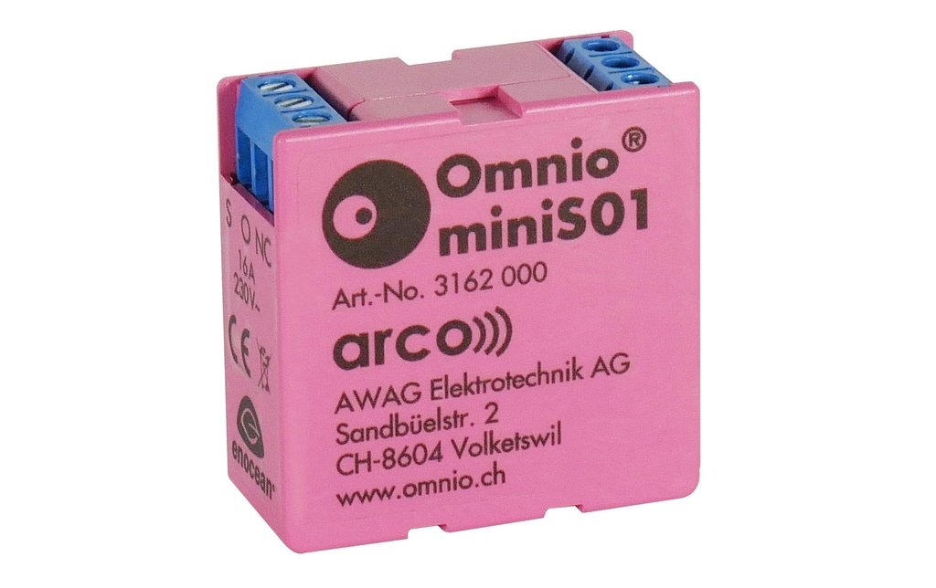 Omnio Actionneur de commutation miniS01 multifonctionnel