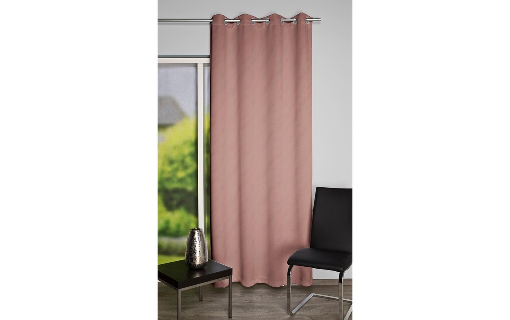 Stotz Decor AG Rideau occultant Galaxy 135 cm x 245 cm,  Rose
