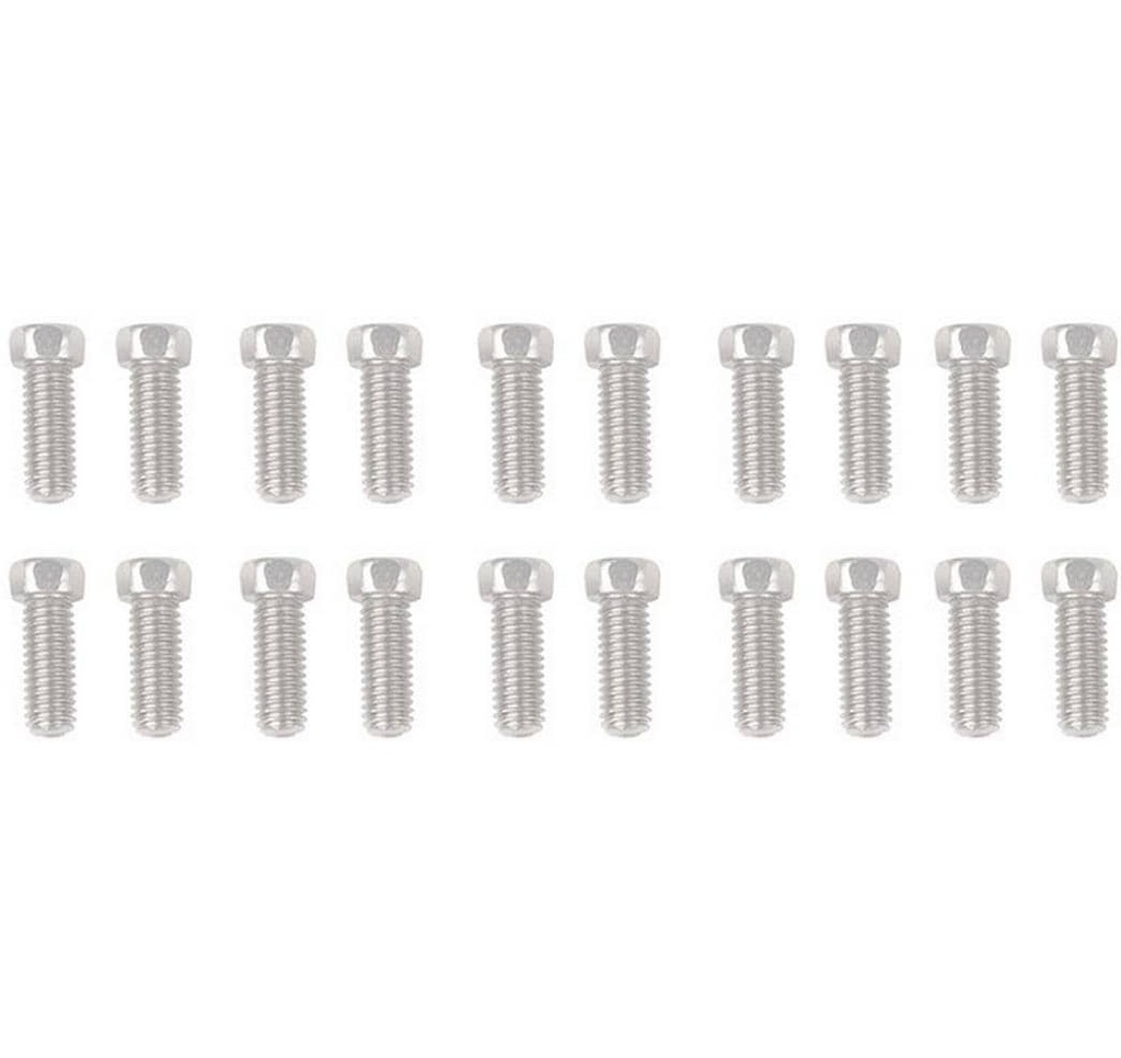 RC4WD Scale Hex Head Bolts M3 x 8 mm argent