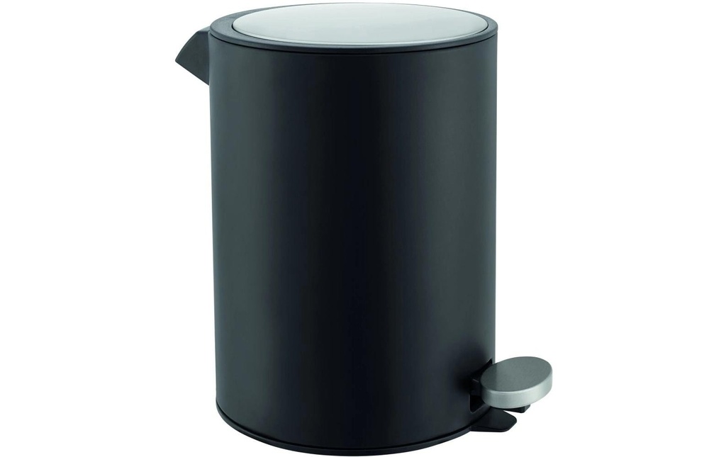 diaqua® Poubelle cosmétique Elegance 3 l, Noir mat