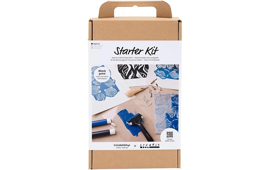 Creativ Company Kits de bricolage Kit de démarrage linogravure