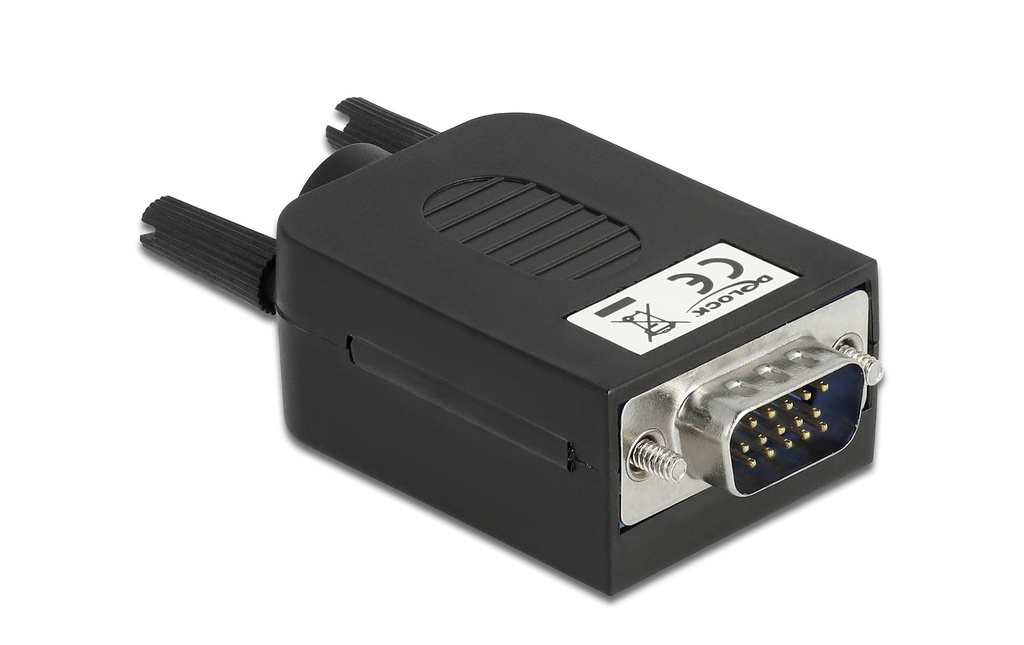 Delock Adaptateur Bornier VGA 10 broches Bouchon avec boîtier