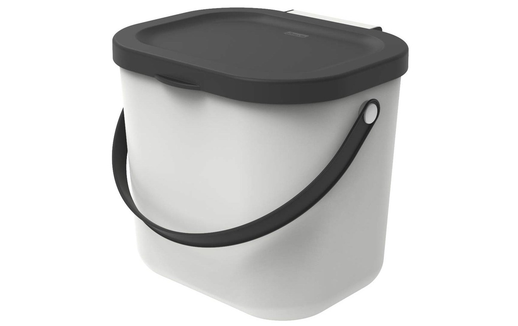 Rotho Bacs de recyclage Albula 6 l, Mistletoe Blanc