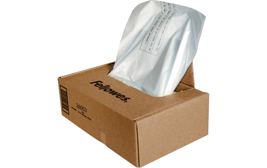 Fellowes Sacs poubelle pour déchiqueteuse de documents 34 l 100 Pièce/s