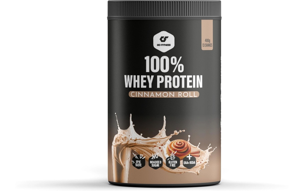 Go Fitness Poudre 100% Whey Protein Cannelle 400 g