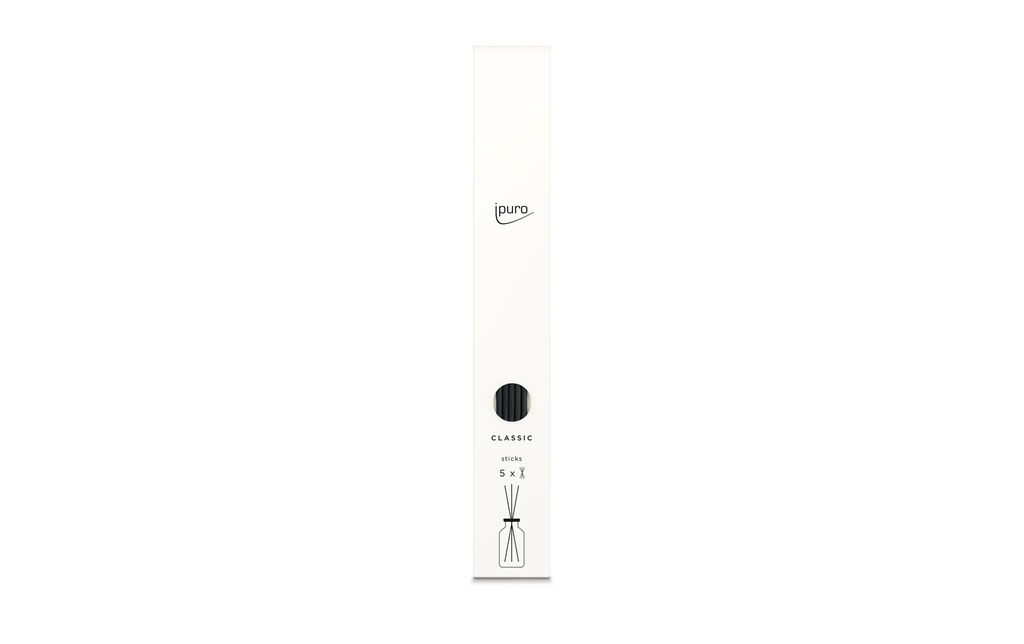 ipuro Bâtonnets parfumés Classic Sticks black 5 pièces