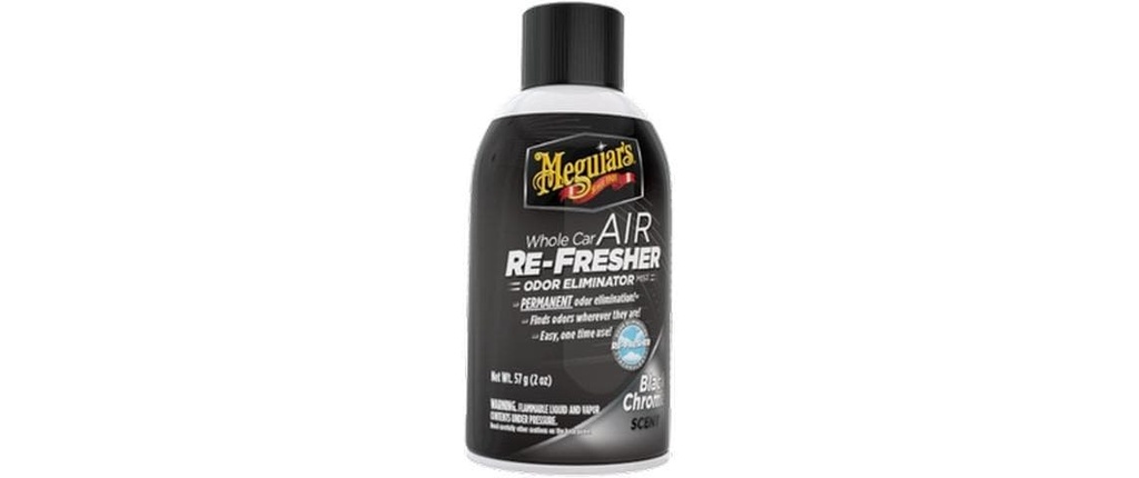Meguiar's Rimuovi odori per auto Air Re-Fresher Black Chrome 59 ml