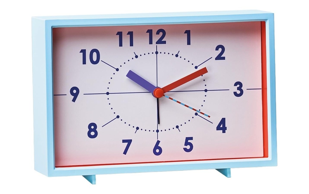 Chic Mic Horloge de bureau Horloge vintage – Early morning Bleu clair