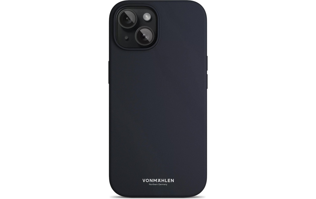 Vonmählen Coque arrière Eco Silicone iPhone 15 Navy
