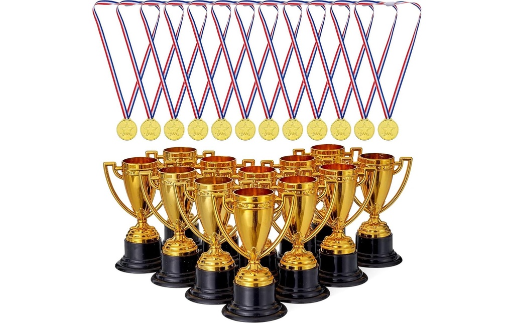 Twiddlers Jouets Médailles & Trophées 24 pièces