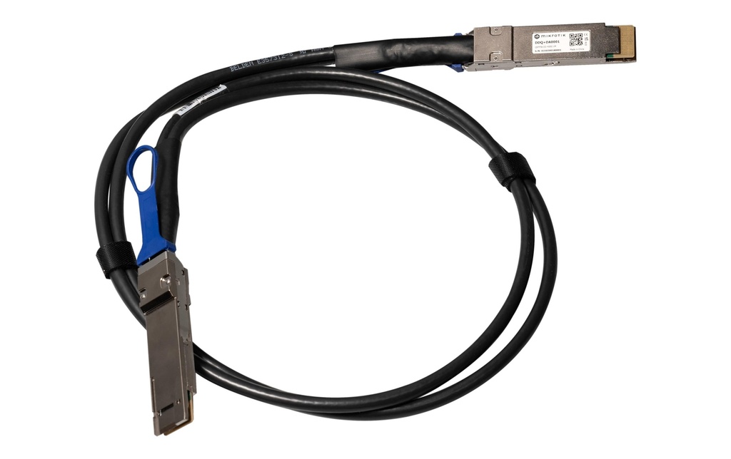 MikroTik Câble direct attach DDQ+DA0001 QSFP-DD/QSFP-DD 1 m