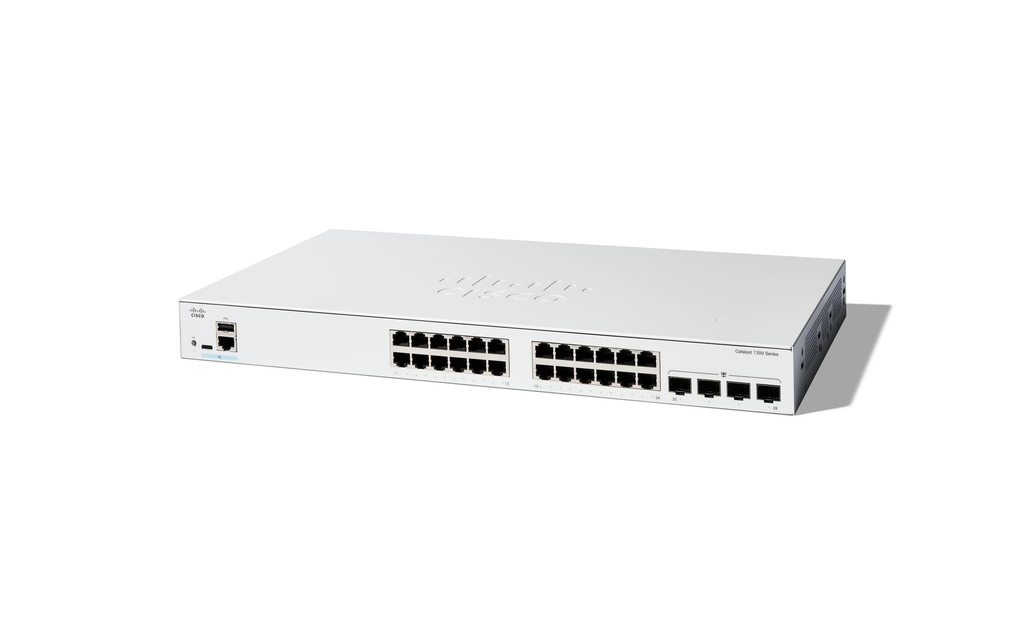 Cisco PoE+ Switch Catalyst C1300-24FP-4G 28 ports