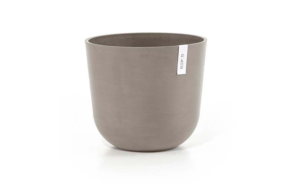 Ecopots Pot à fleur Oslo 35, French Taupe