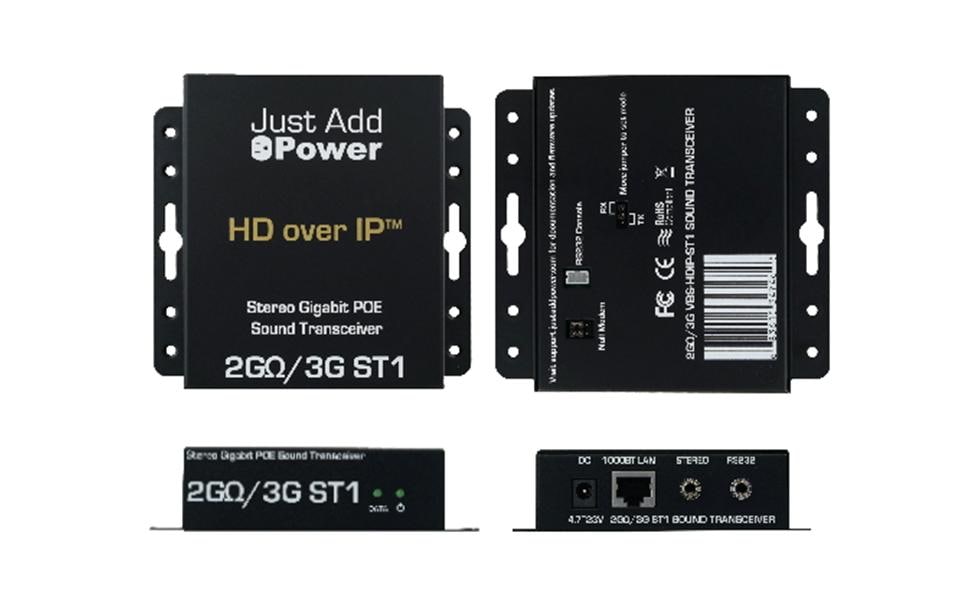 JUSTADDPOWER IP Transmitter VBS-HDIP-ST1 Audio