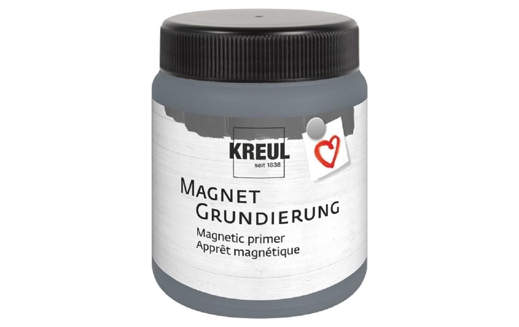 Kreul Couche de fond Peinture magnétique Kreul Noir, 250 ml