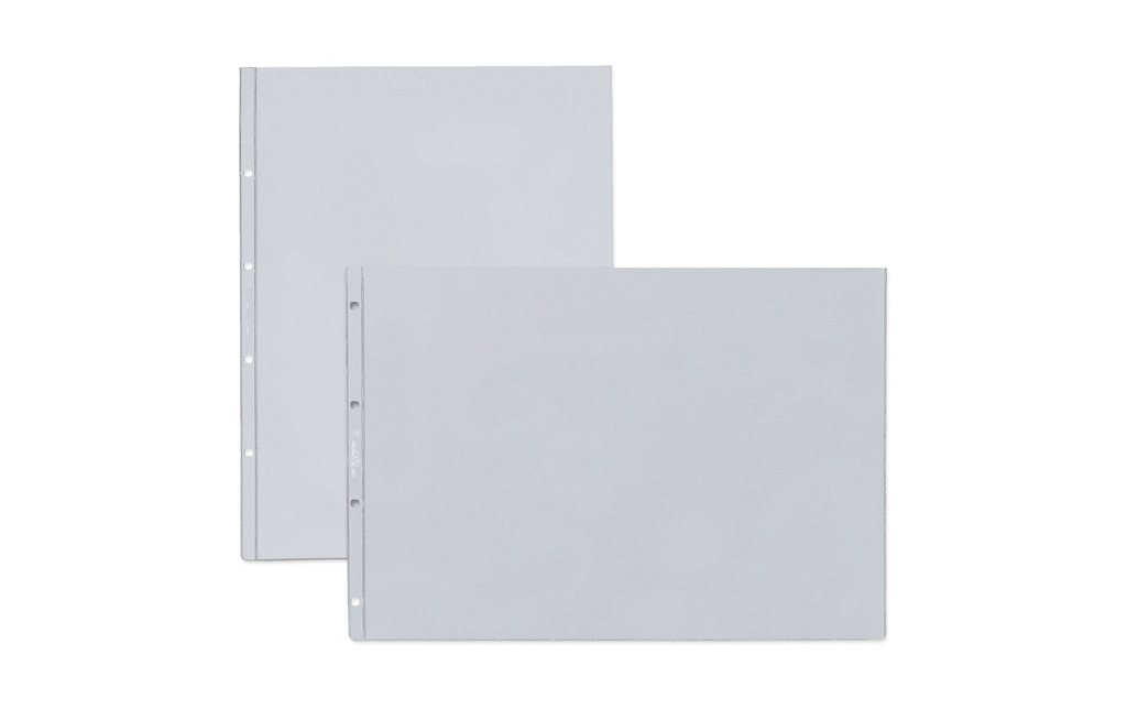 Kolma Pochette de présentation A3 haut Transparent, 10 pièces