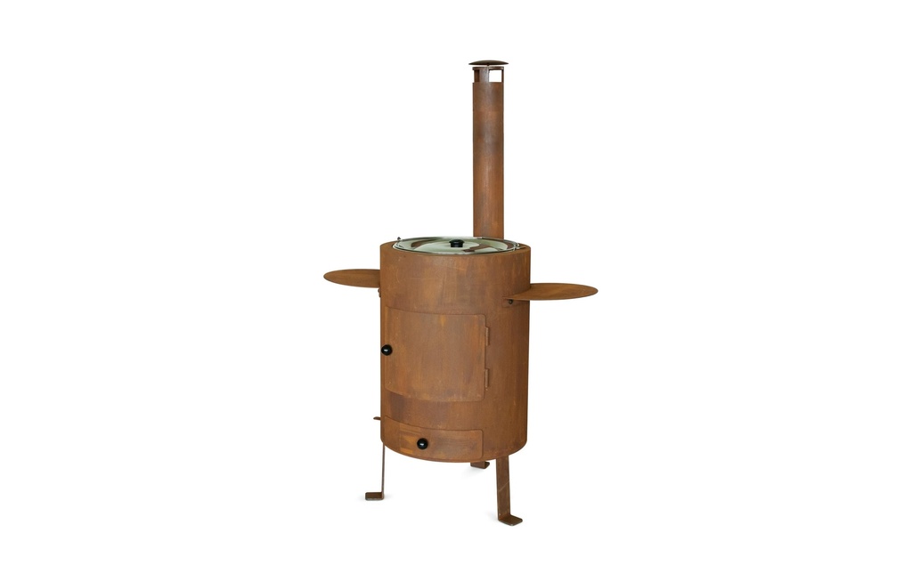 FEU DU JARDIN Four à fondue et four d'extérieur, Grille