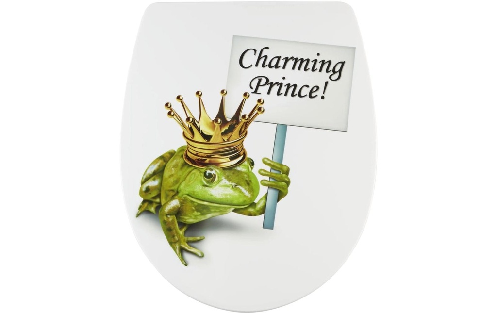 diaqua® Siège de toilette Charming prince Vert/Blanc