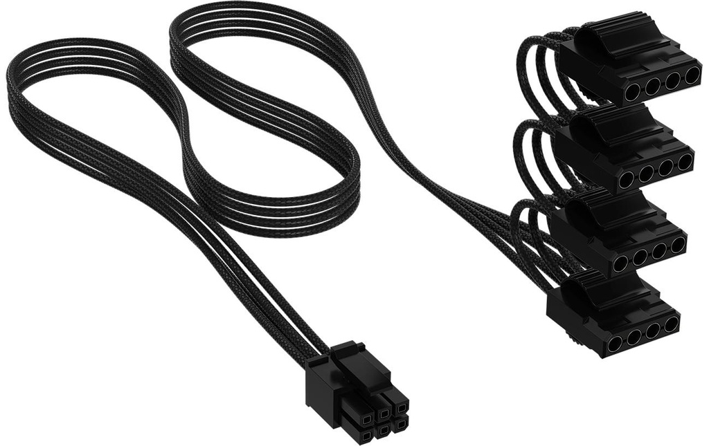 Corsair Câble électrique PATA Power Noir, 75 cm