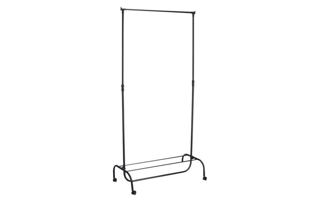 Zeller Present Porte-manteau 86 x 43 x 108-175 cm, Noir