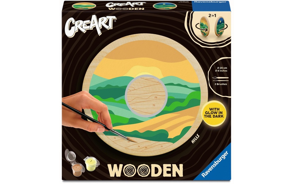 Ravensburger Peinture avec chiffres CreArt Wooden – Colline