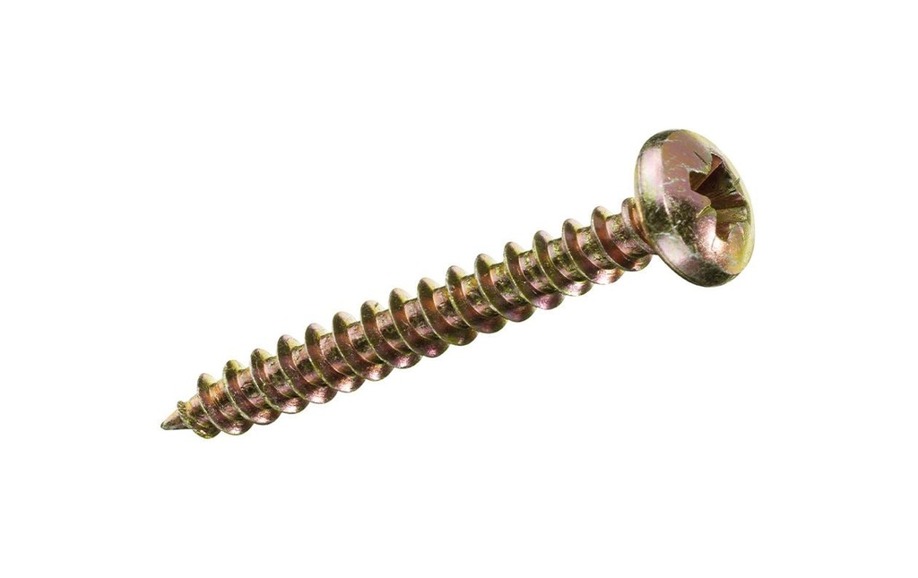FTM Vis pour contreplaqué Pan Head 3.5 x 16 mm Acier, 25 pièces