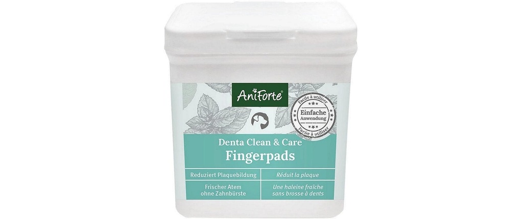 AniForte Doigt anti-plaque Denta fingerpads 50 Pièce/s