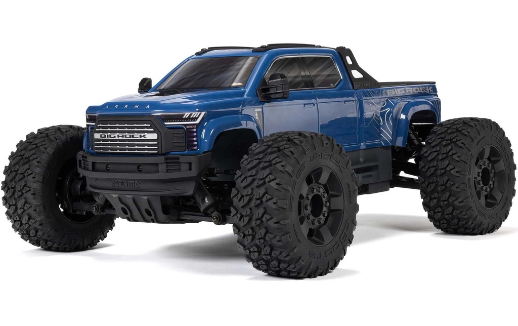 Arrma Monster Truck Big Rock BLX 223S, bleu ARTR, 1:10