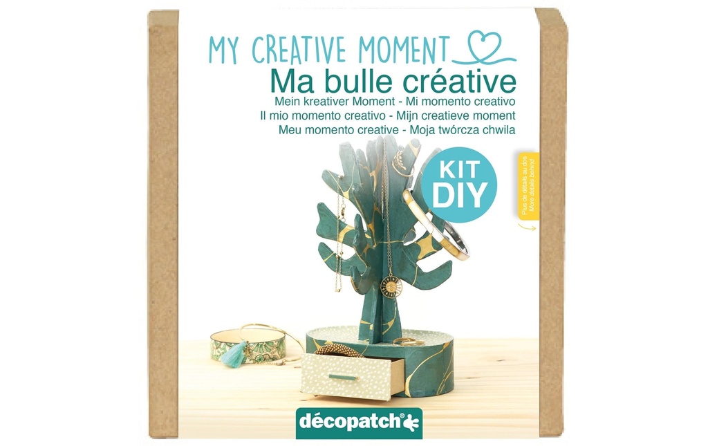 décopatch Kits de bricolage Arbre à bijoux 5 x 16 x 16 cm