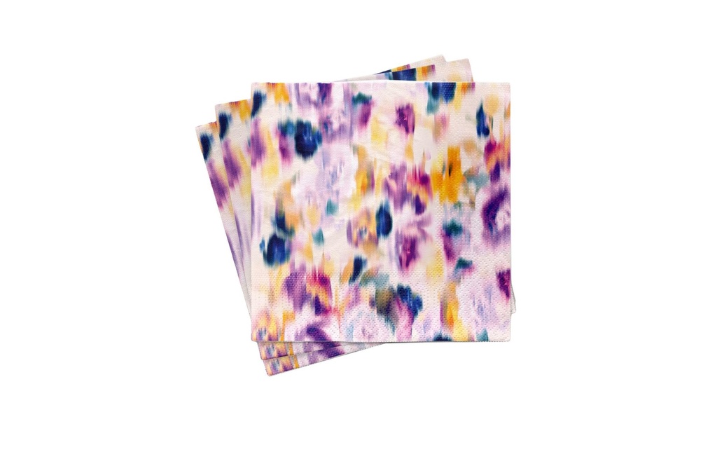 Chic Mic Serviettes à cocktail Fleurs douces 33 cm x 33 cm, 1 Pièce/s