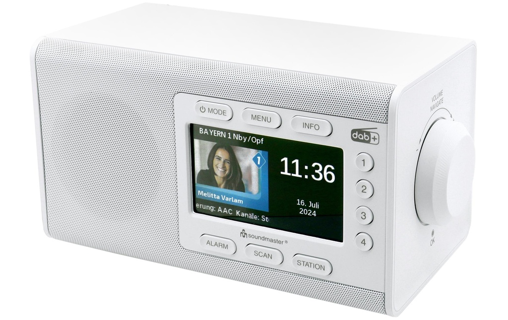 soundmaster Radio DAB+ DAB900WE Blanc
