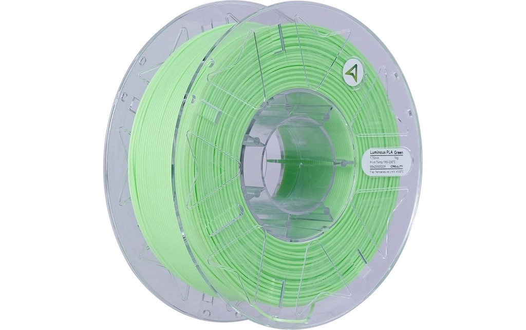 Creality Filament PLA Lumineux Vert 1.7 mm 1.29 kg