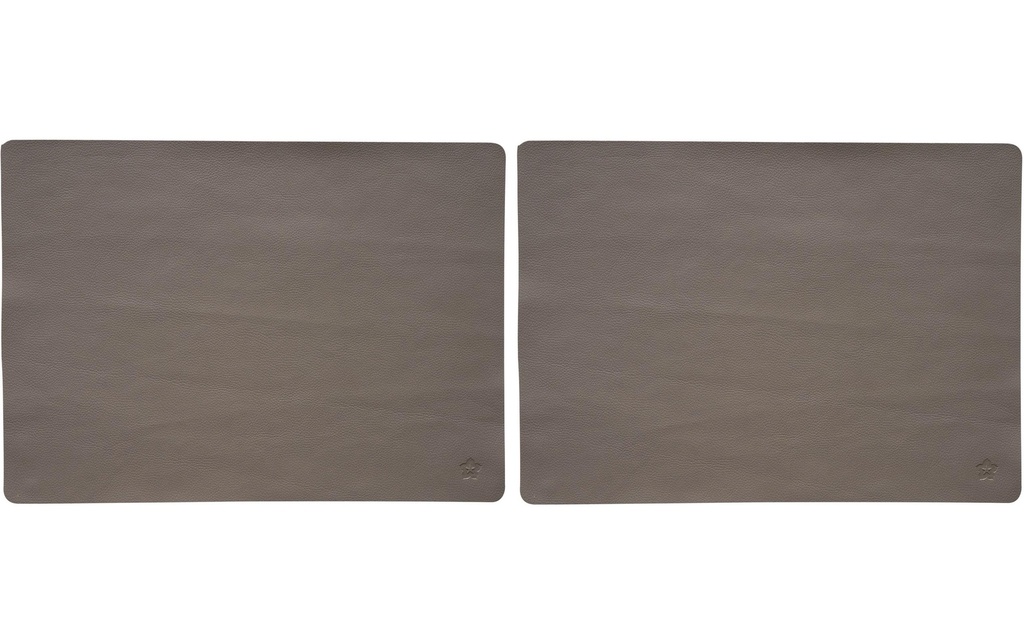 Pichler Set de table Jazz 33 cm x 46 cm,  2 pièces, Taupe