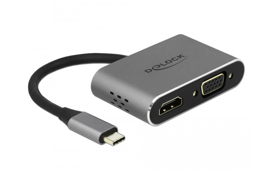 Delock Station d'accueil USB 3.1 Typ-C - HDMI/VGA/USB-A/USB-C/PD