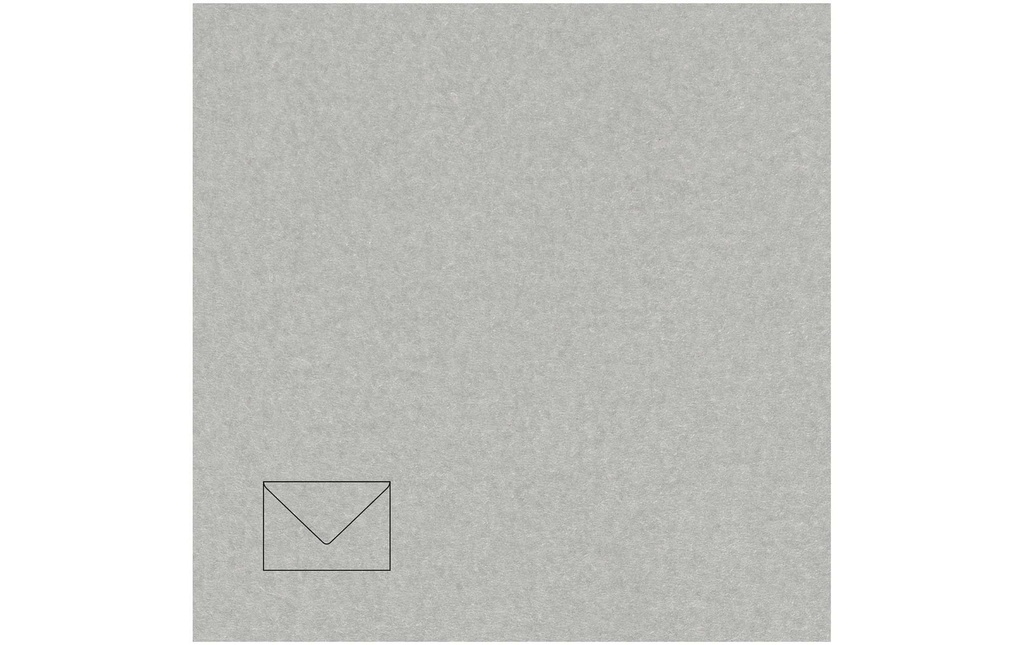 Rico Design Paper Poetry Essentials Enveloppe C6 Argent, 50 pièces