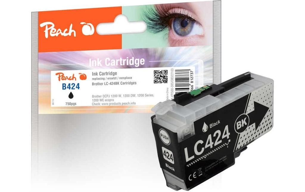 Peach Encre Brother LC-424BK noir