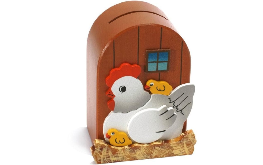 Weizenkorn Tirelire Poulet