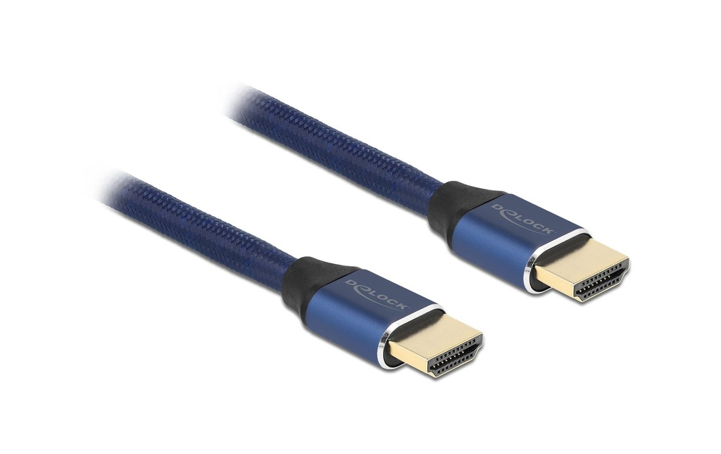 Delock Câble 8K 60Hz HDMI - HDMI, 1 m, Bleu