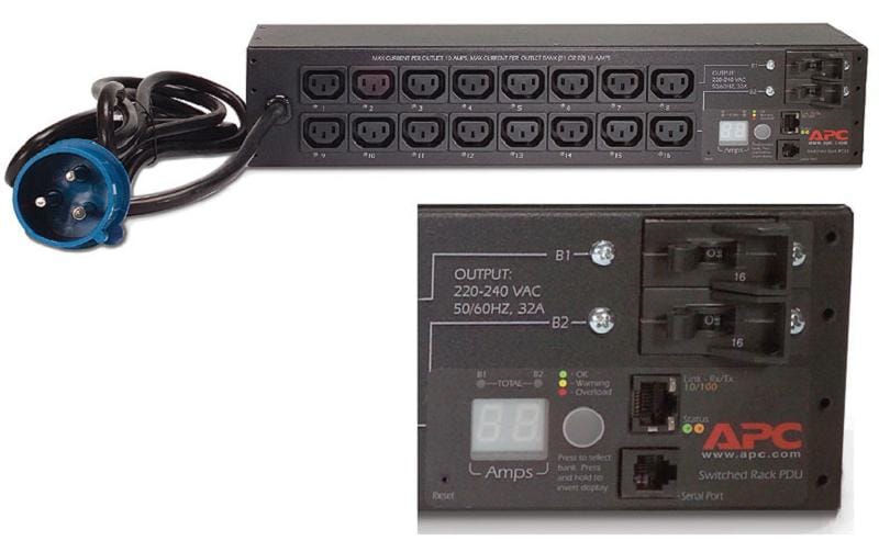 APC PDU 19 AP7922B 16x C13 32 A